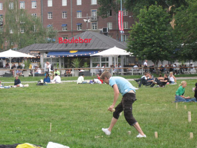 Kubbspel i Rålambshovsparken