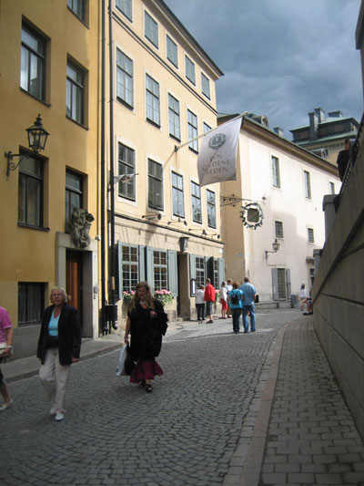 Österlånggatan in Gamla stan i Stockholm