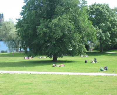 Rålambshovsparken in Kungsholmen in Stockholm